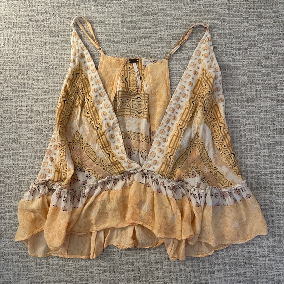 Free People Tops - free people brighter than sunshine tank top size large